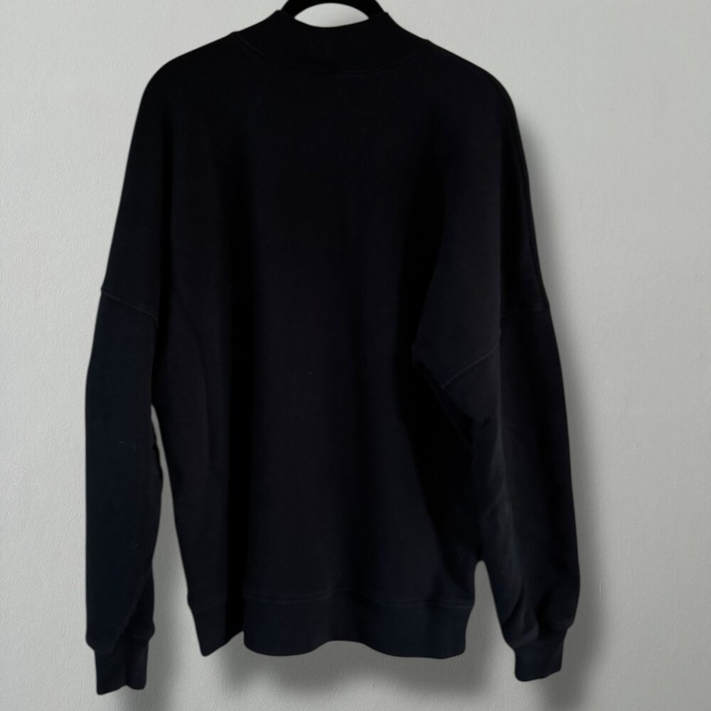 Reformation Mock Neck Organic Cotton Sweater.